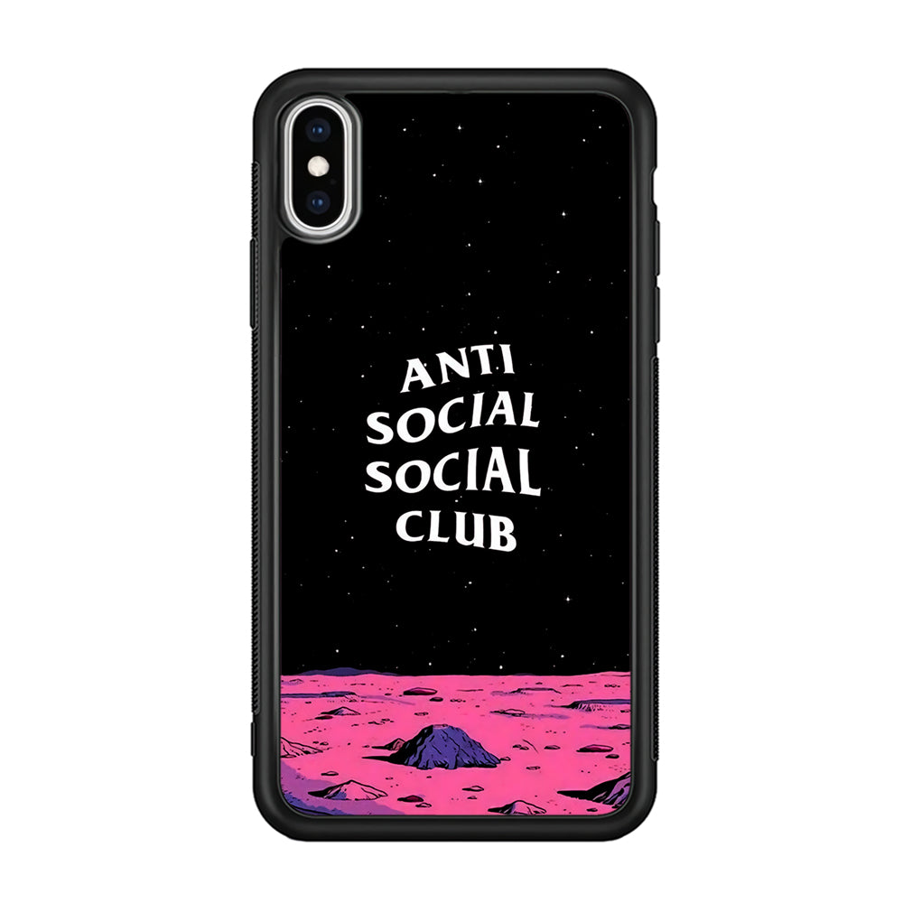 Anti Social Club Moon iPhone Xs Case