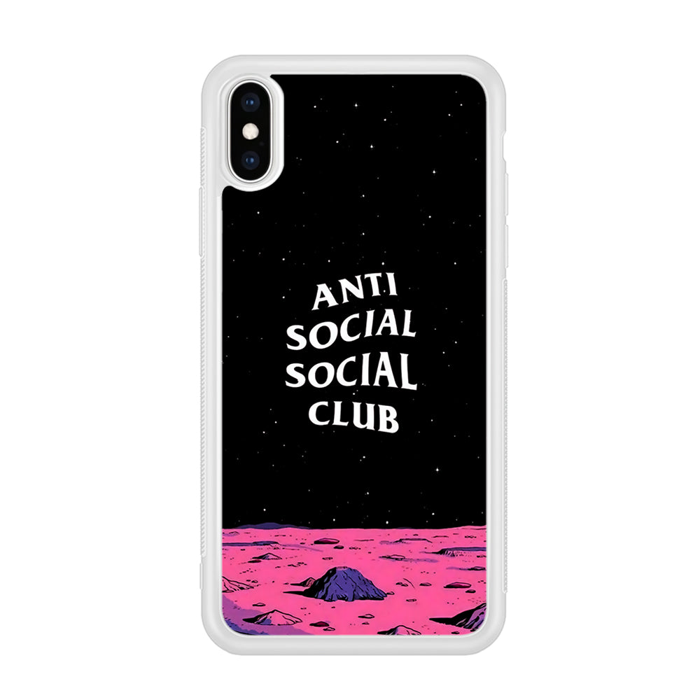 Anti Social Club Moon iPhone Xs Case