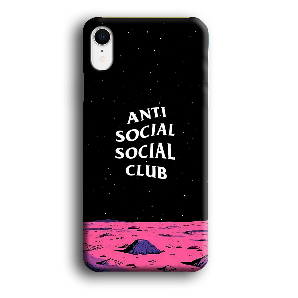 Anti Social Club Moon iPhone XR Case