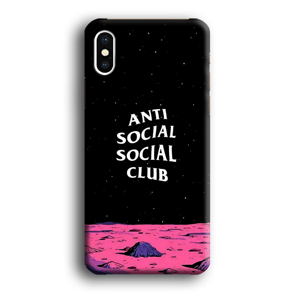 Anti Social Club Moon iPhone Xs Case