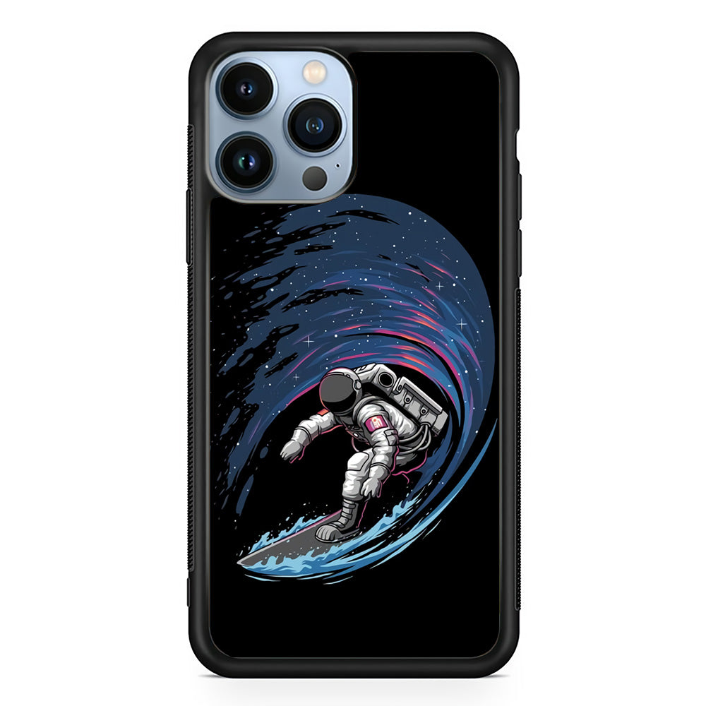 Astronaut Surfing The Sky iPhone 14 Pro Max Case