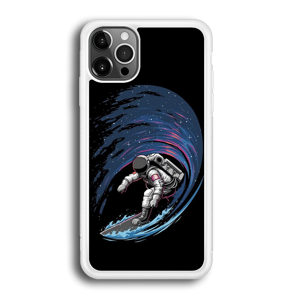 Astronaut Surfing The Sky iPhone 12 Pro Case