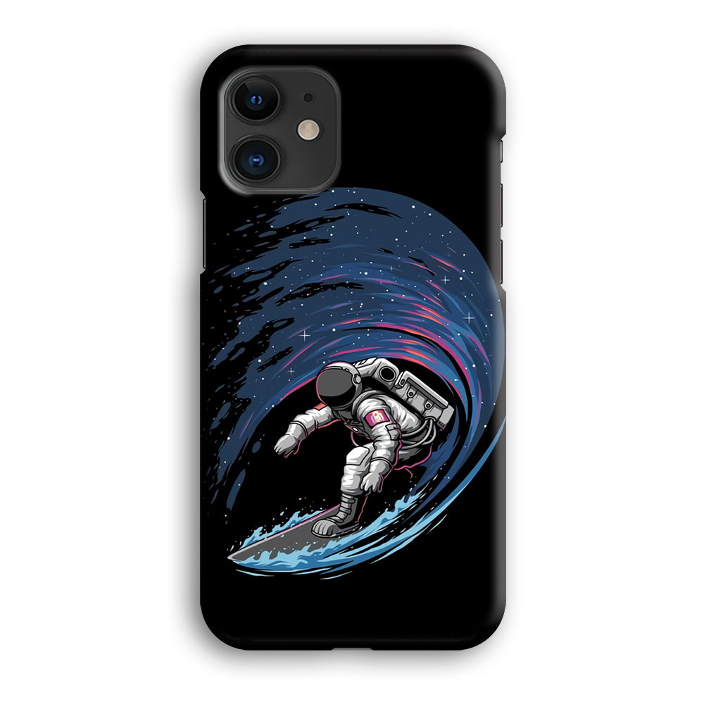 Astronaut Surfing The Sky iPhone 12 Mini Case