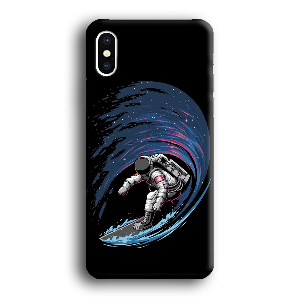 Astronaut Surfing The Sky iPhone X Case
