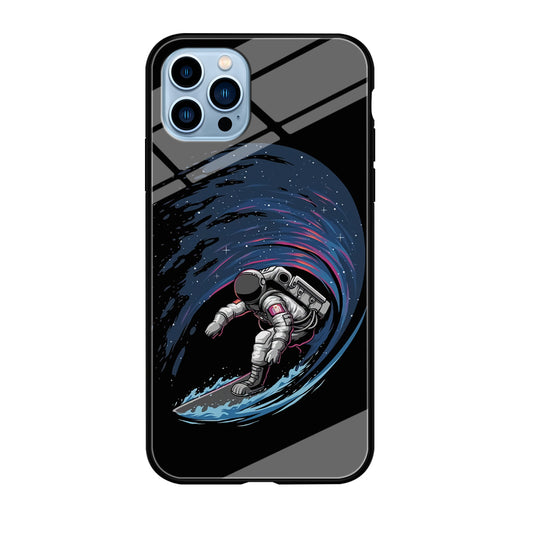 Astronaut Surfing The Sky iPhone 12 Pro Case