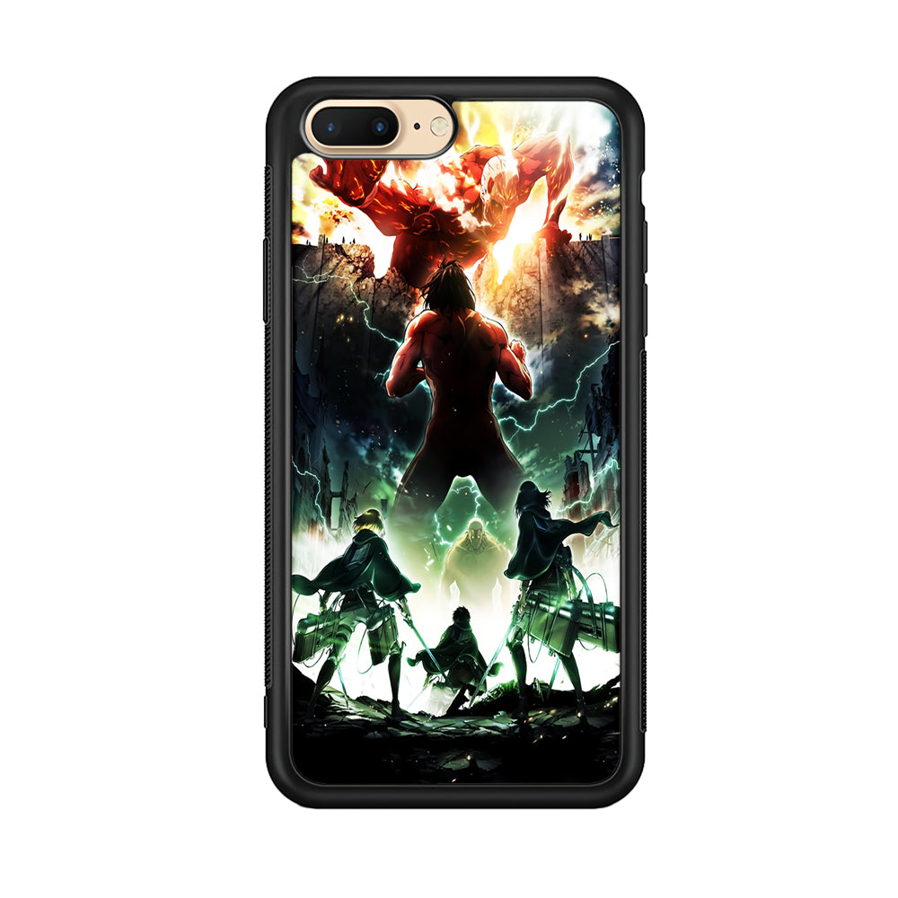 Attack On Titan Broken Wall iPhone 8 Plus Case