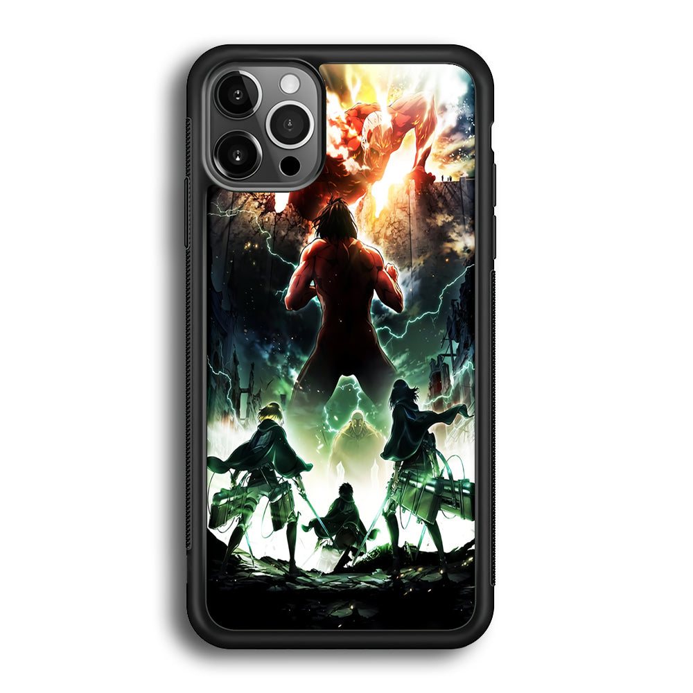 Attack On Titan Broken Wall iPhone 12 Pro Case