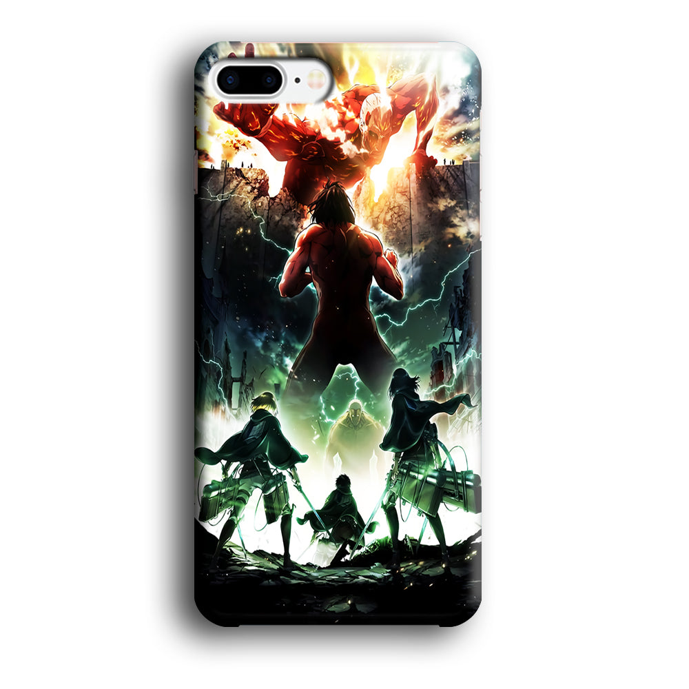 Attack On Titan Broken Wall iPhone 7 Plus Case