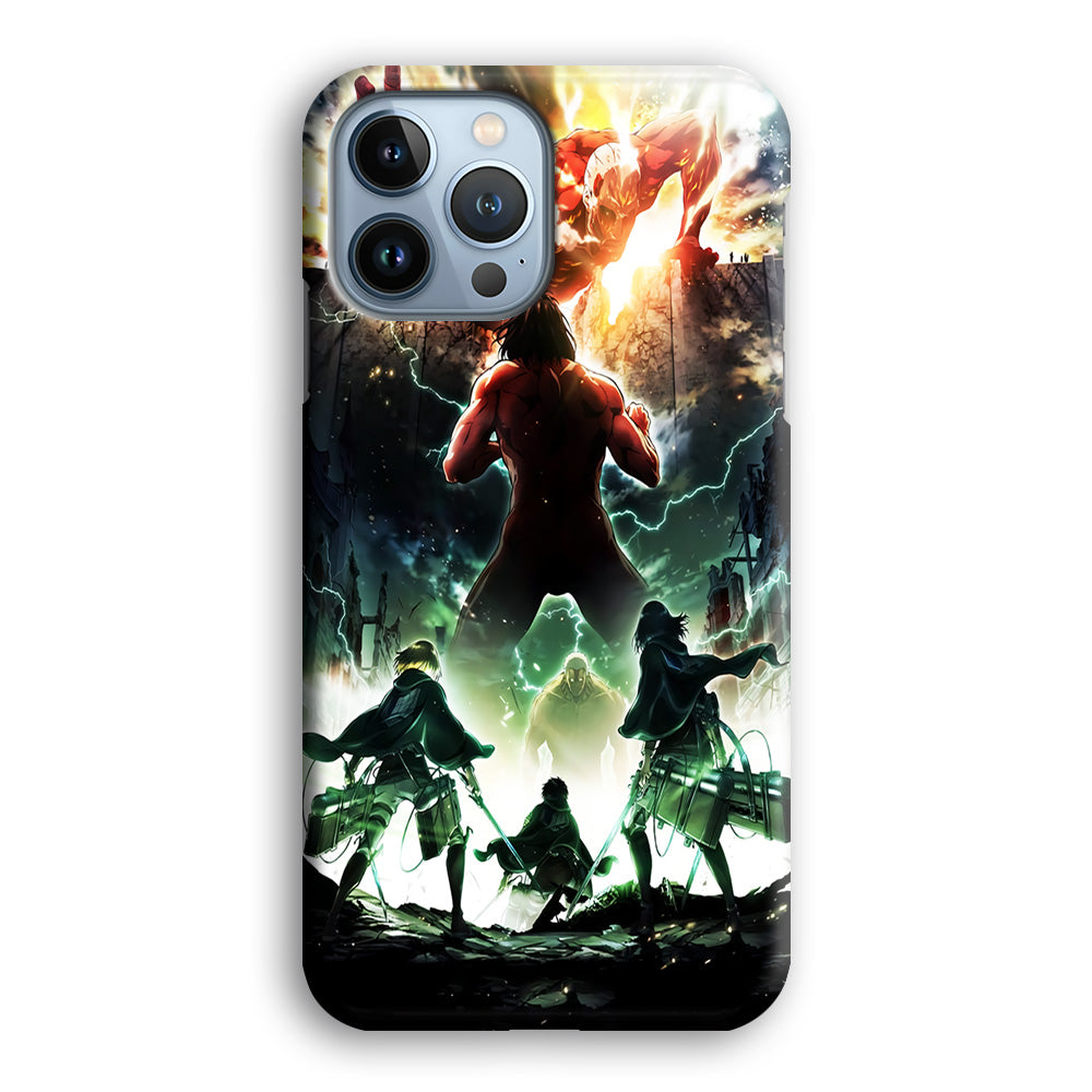 Attack On Titan Broken Wall iPhone 14 Pro Max Case