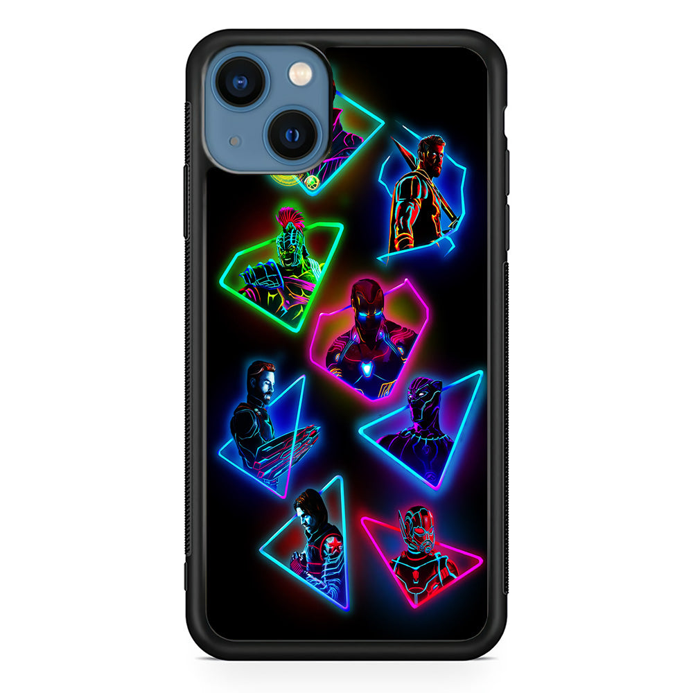 Avengers Glow Neon iPhone 13 Mini Case