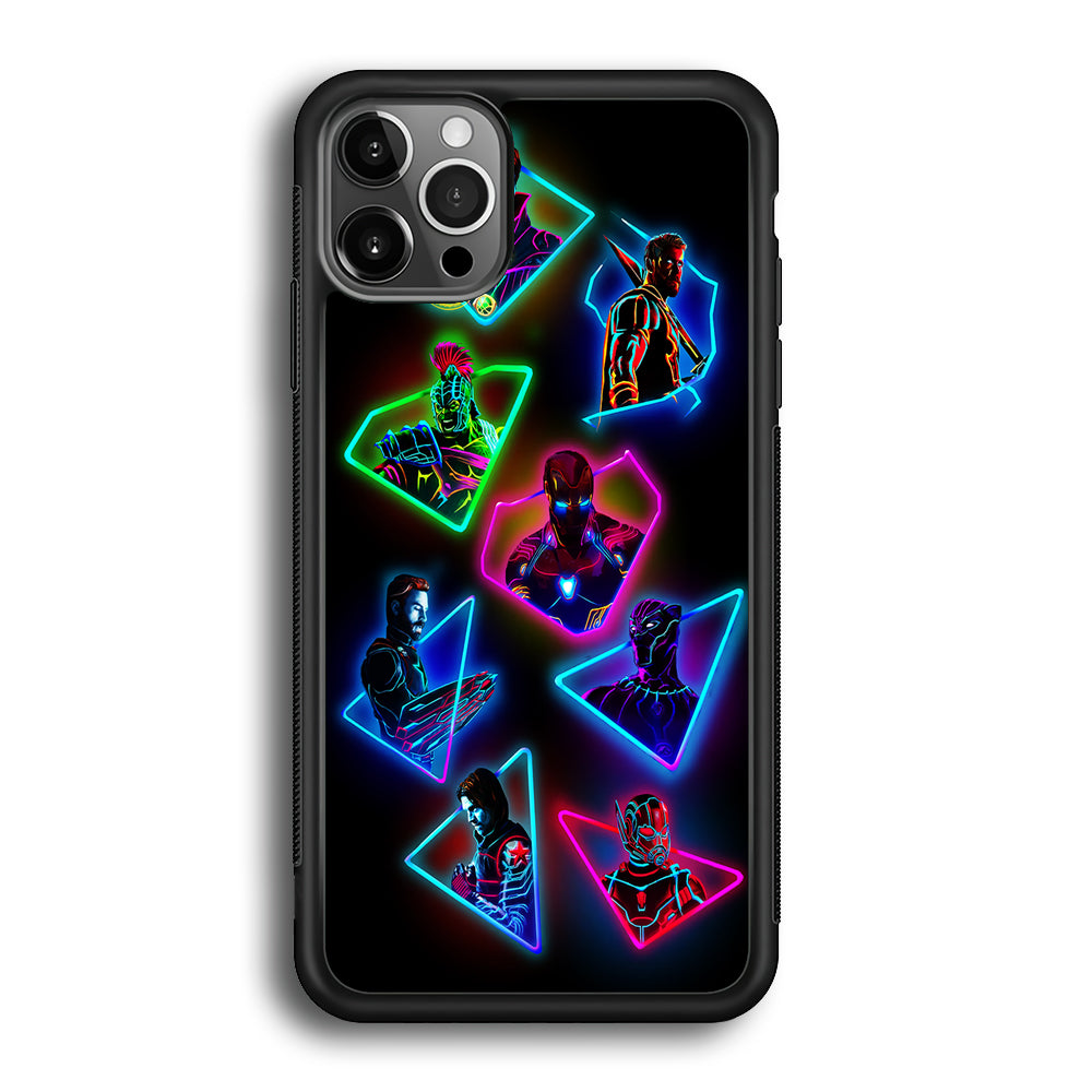 Avengers Glow Neon iPhone 12 Pro Case