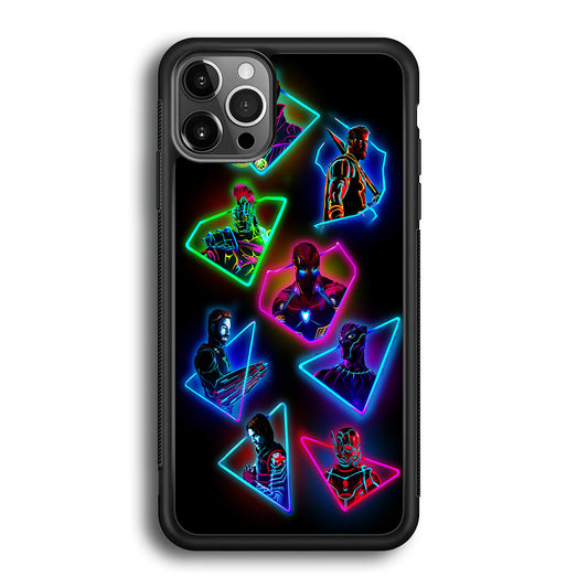 Avengers Glow Neon iPhone 12 Pro Case