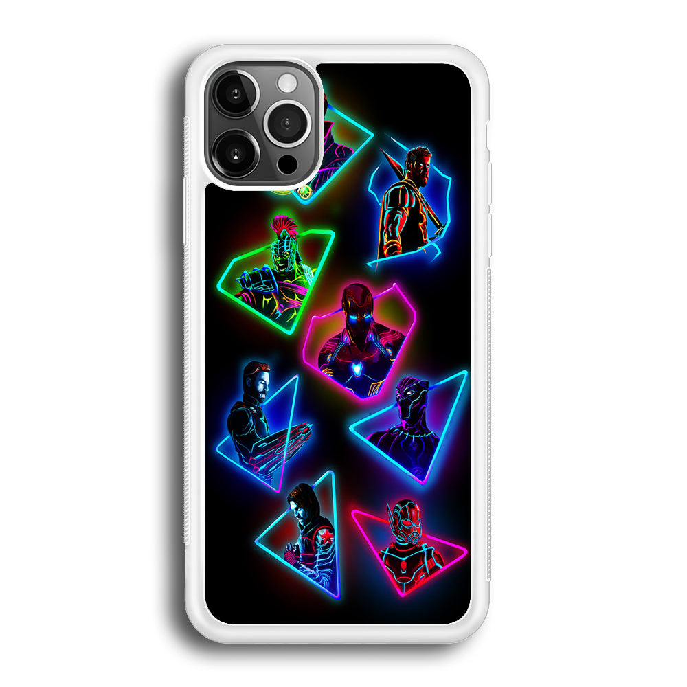 Avengers Glow Neon iPhone 12 Pro Case