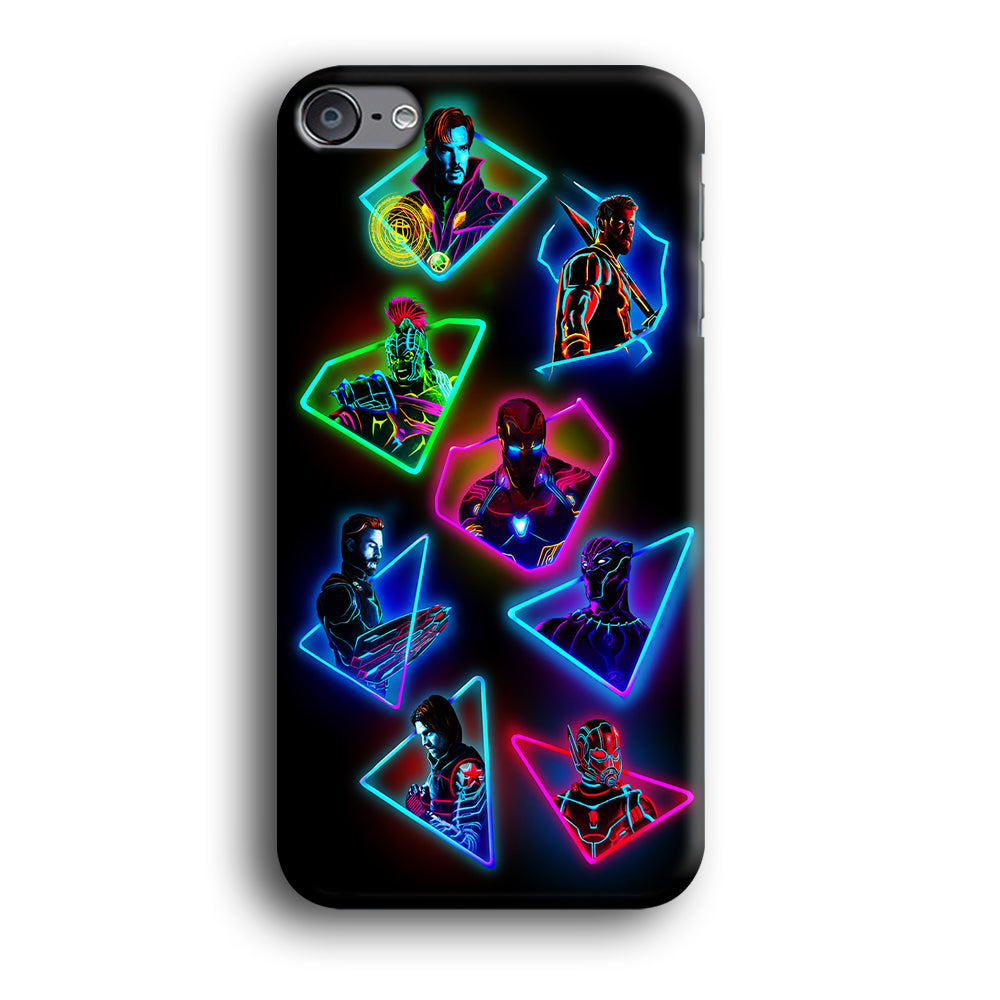 Avengers Glow Neon iPod Touch 6 Case