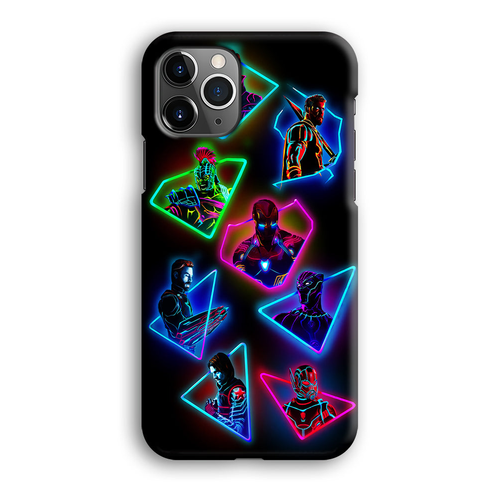 Avengers Glow Neon iPhone 12 Pro Case