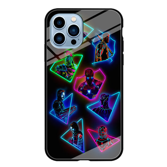 Avengers Glow Neon iPhone 13 Pro Max Case