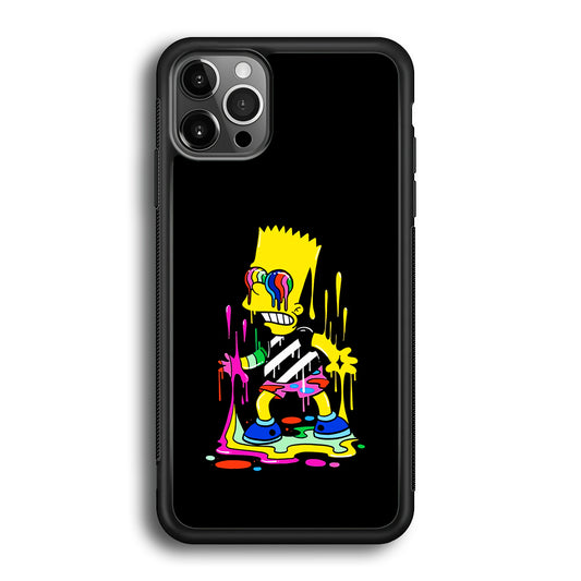 Bart Simpson Painting iPhone 12 Pro Case