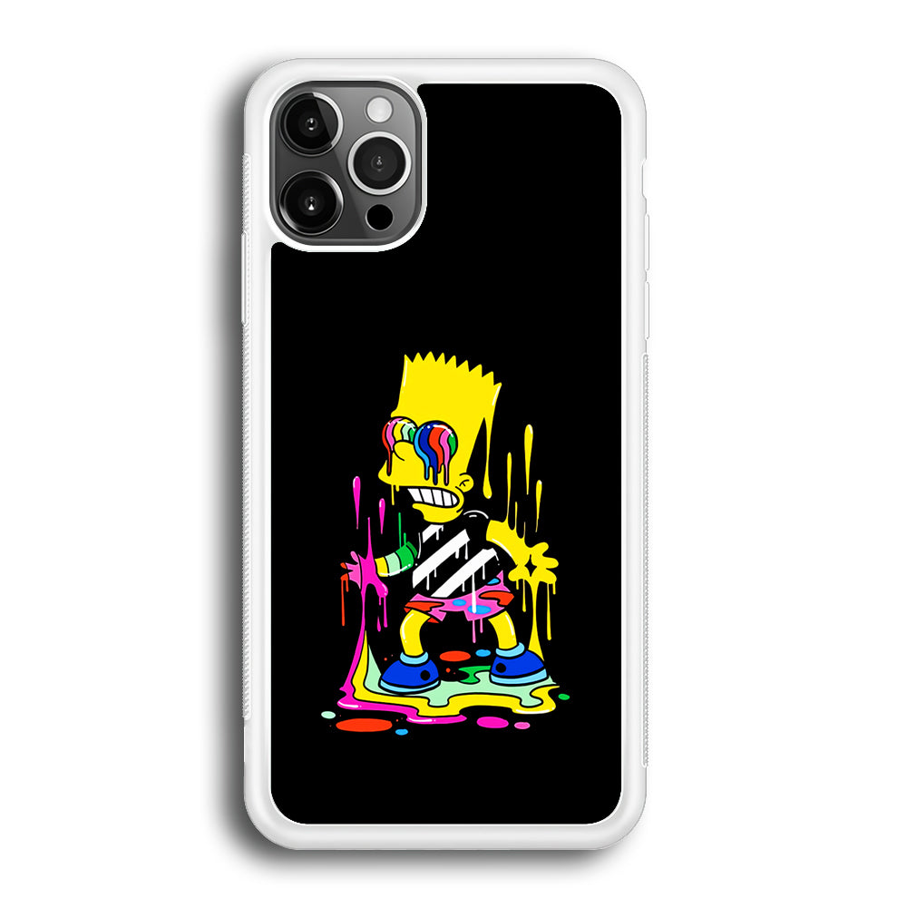 Bart Simpson Painting iPhone 12 Pro Case