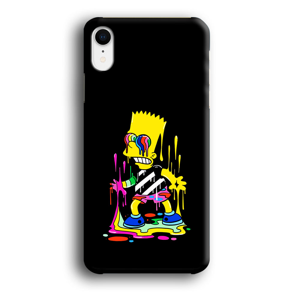 Bart Simpson Painting iPhone XR Case