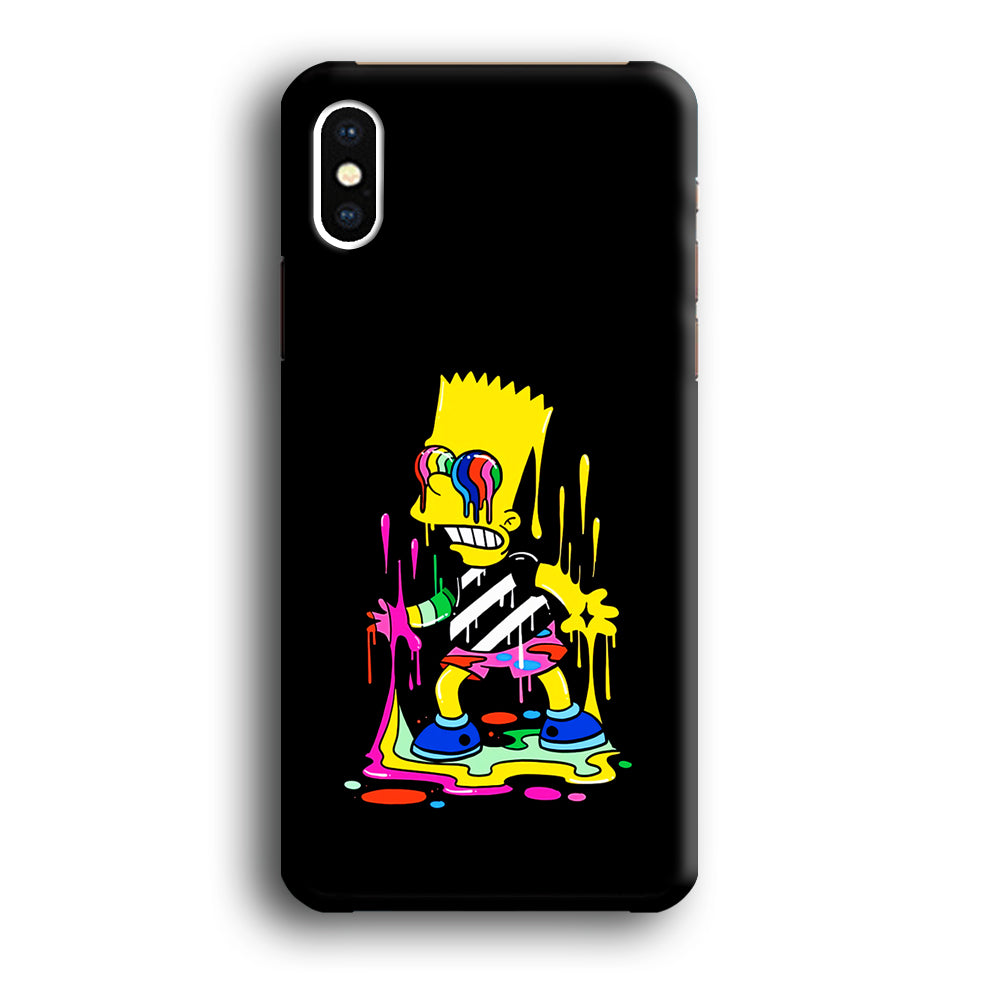 Bart Simpson Painting iPhone X Case