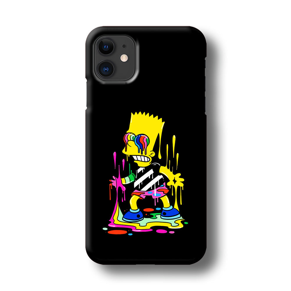 Bart Simpson Painting iPhone 12 Case