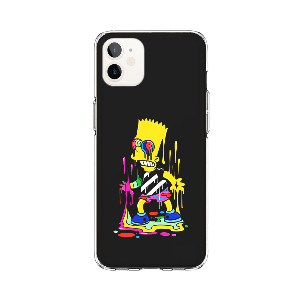 Bart Simpson Painting iPhone 12 Case