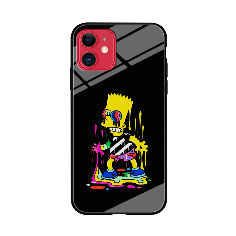 Bart Simpson Painting iPhone 11 Case