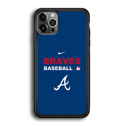 Baseball Atlanta Braves MLB 001 iPhone 12 Pro Max Case