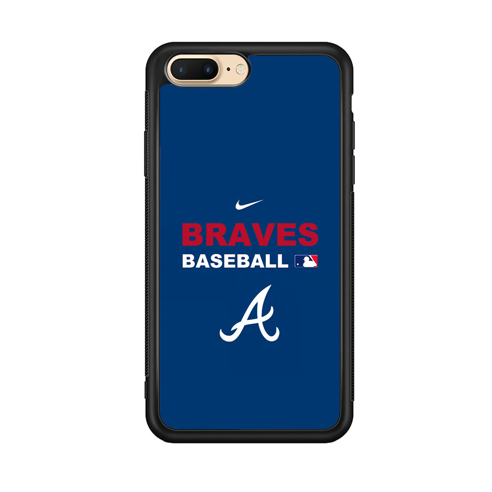 Baseball Atlanta Braves MLB 001 iPhone 8 Plus Case