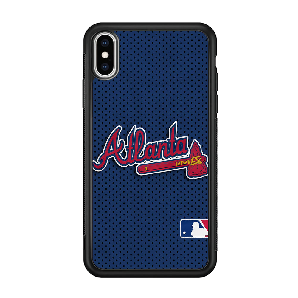 Baseball Atlanta Braves MLB 002 iPhone Xs Case