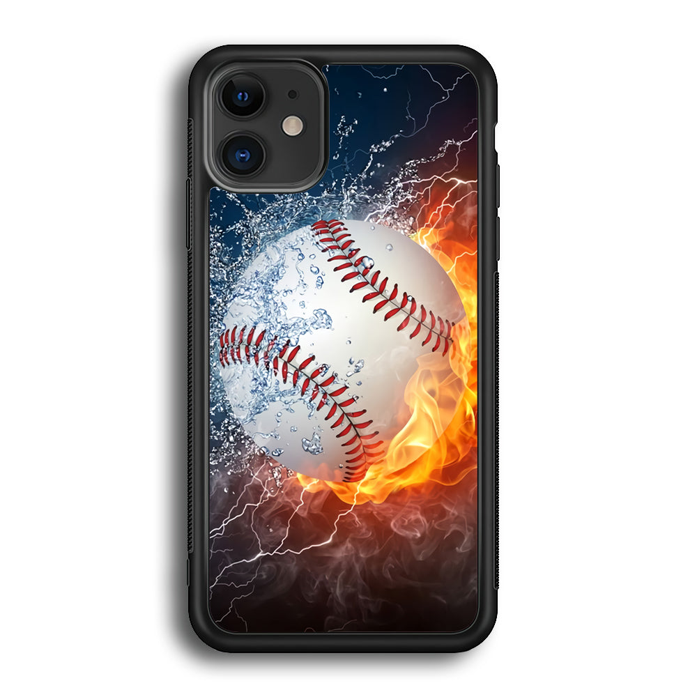 Baseball Ball Cool Art iPhone 12 Case