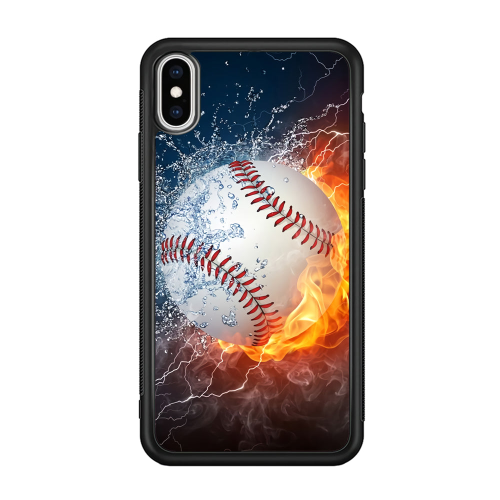 Baseball Ball Cool Art iPhone X Case