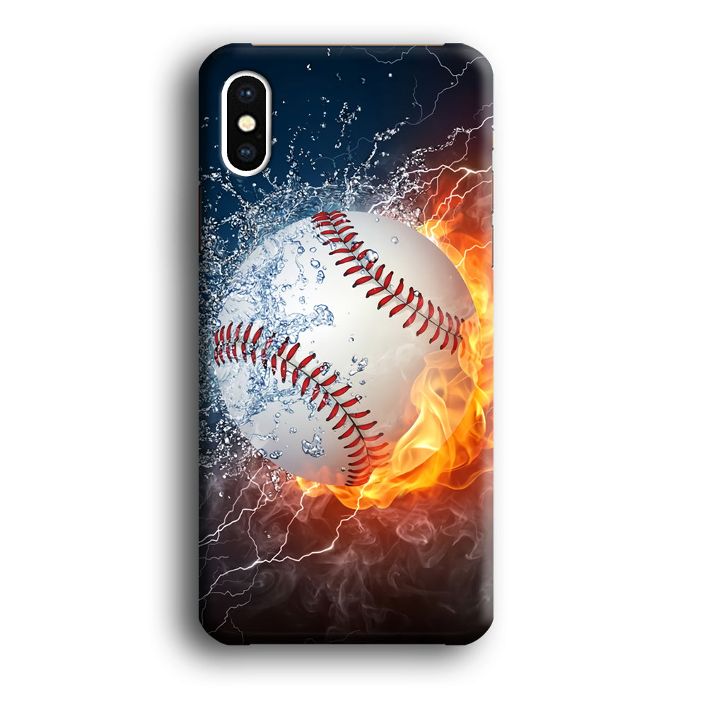 Baseball Ball Cool Art iPhone X Case