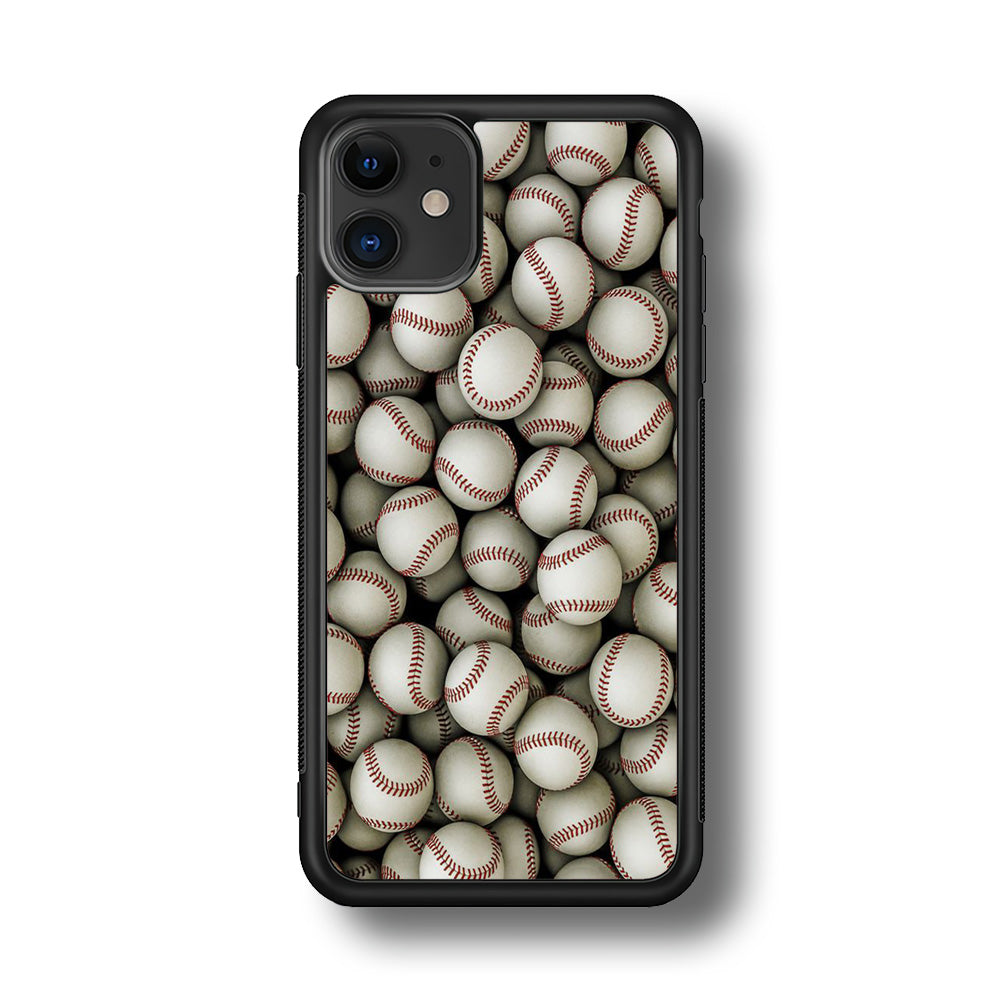 Baseball Ball Pattern iPhone 11 Case