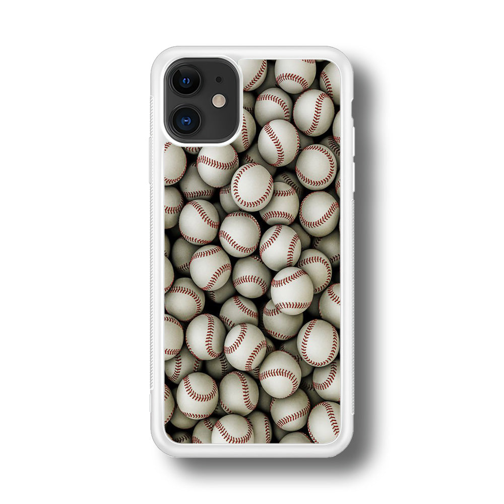 Baseball Ball Pattern iPhone 11 Case