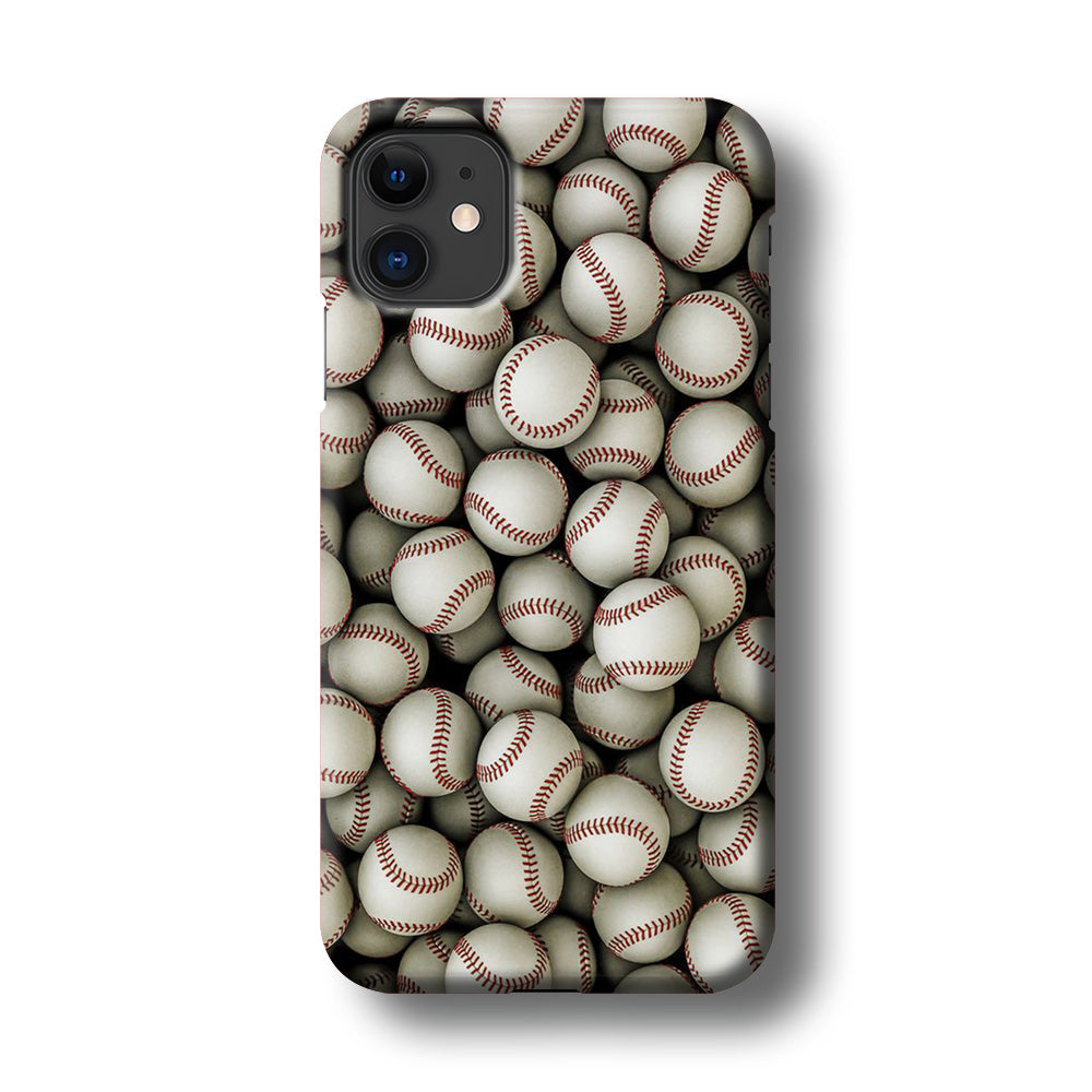 Baseball Ball Pattern iPhone 11 Case