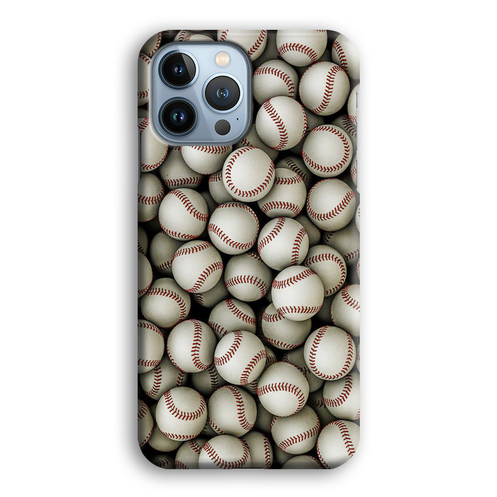 Baseball Ball Pattern iPhone 14 Pro Max Case