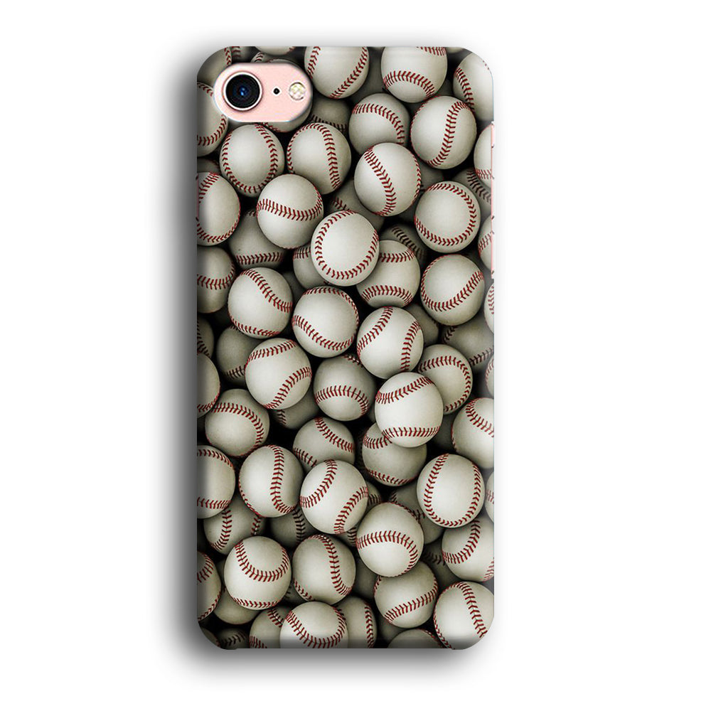 Baseball Ball Pattern iPhone 8 Case