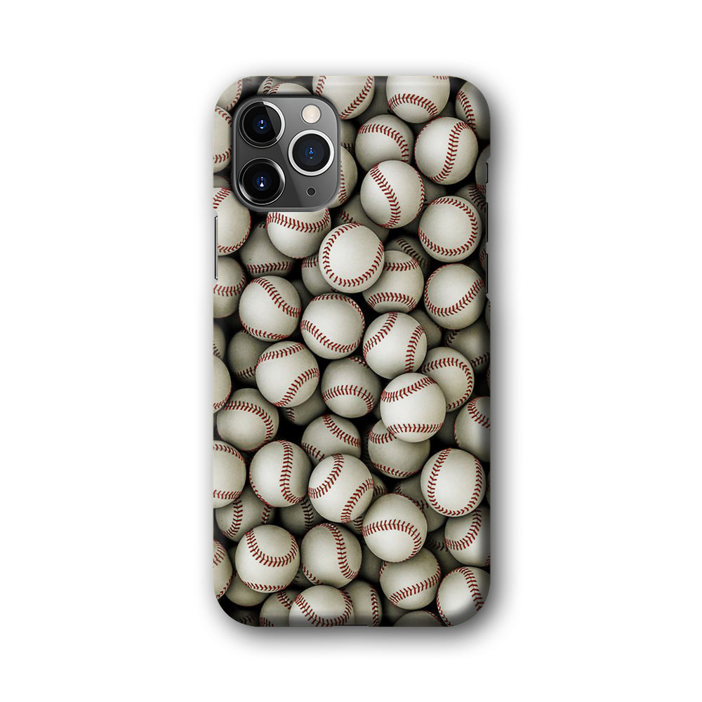 Baseball Ball Pattern iPhone 11 Pro Case