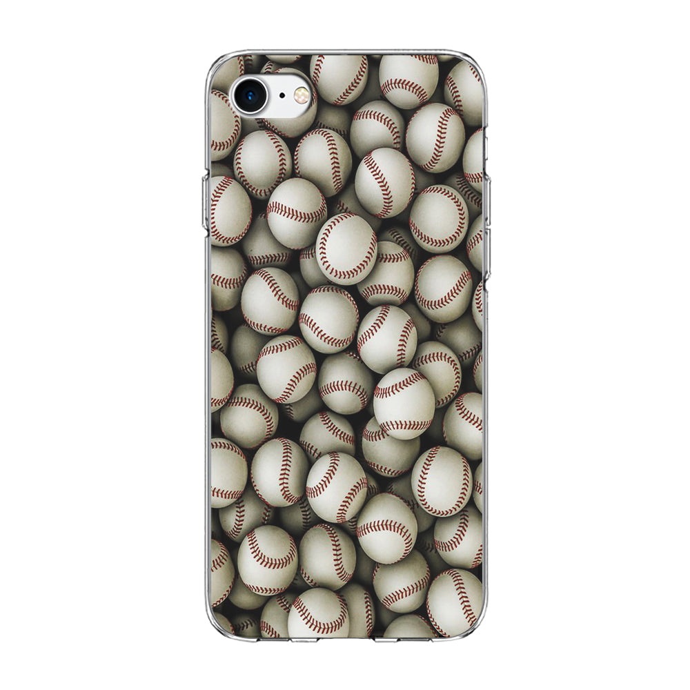 Baseball Ball Pattern iPhone SE 2020 Case