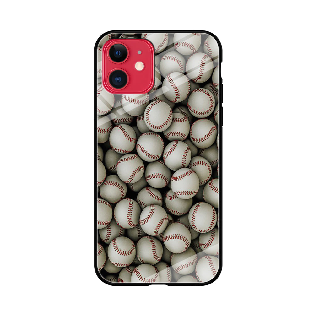 Baseball Ball Pattern iPhone 11 Case