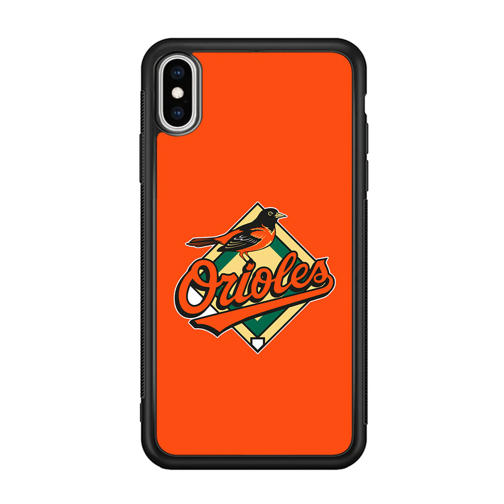 Baseball Baltimore Orioles MLB 002 iPhone Xs Case