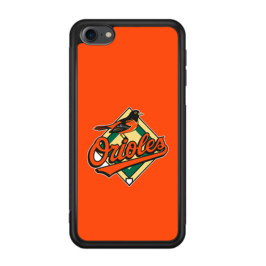 Baseball Baltimore Orioles MLB 002 iPod Touch 6 Case-Phone Case-Rubber White (2D Case)-Altracase