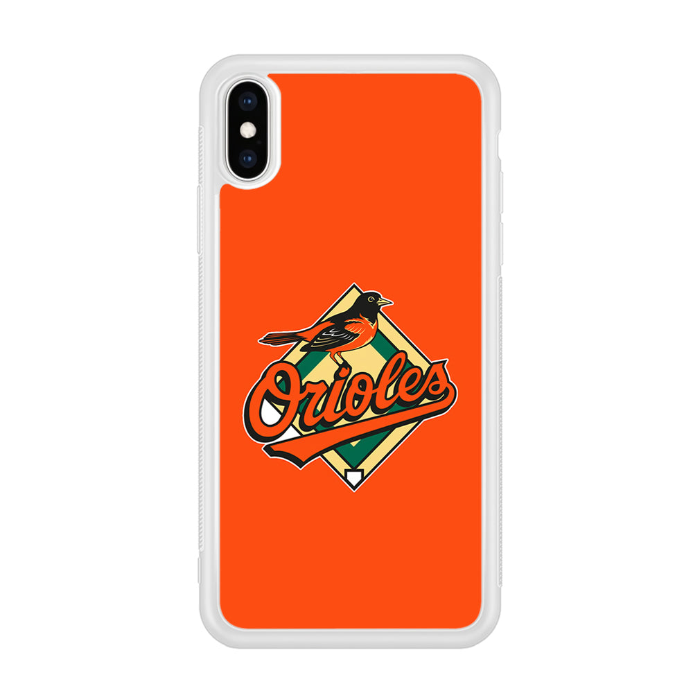 Baseball Baltimore Orioles MLB 002 iPhone Xs Case