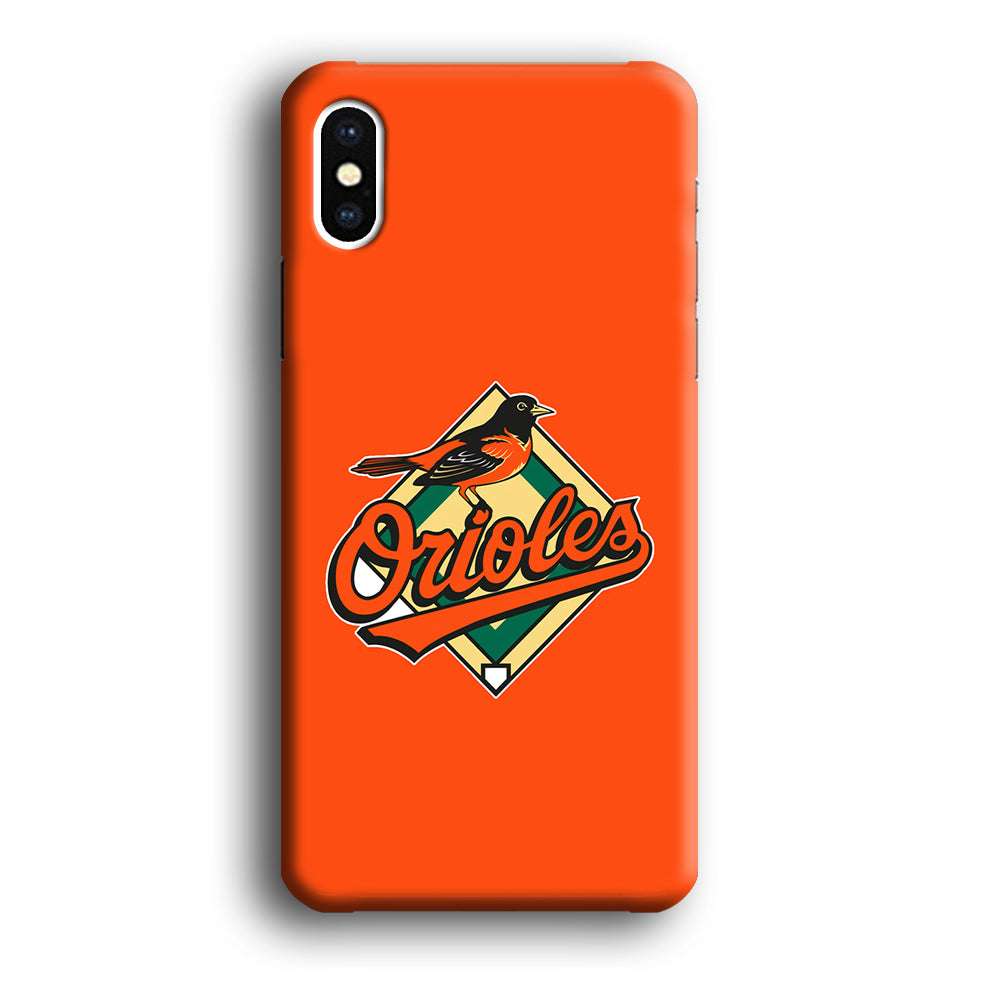 Baseball Baltimore Orioles MLB 002 iPhone Xs Case