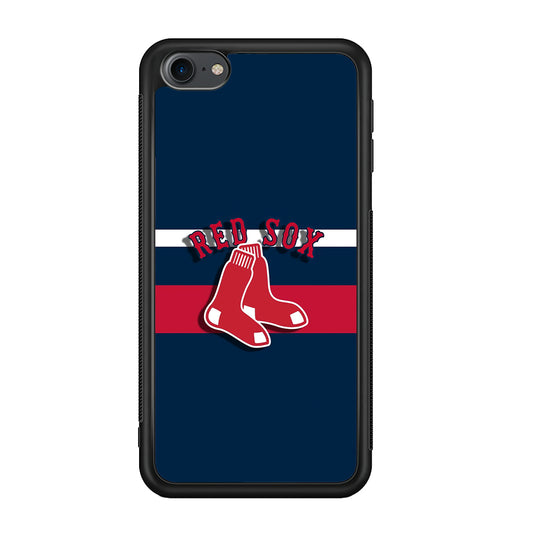 Baseball Boston Red Sox MLB 001 iPod Touch 6 Case-Phone Case-Rubber White (2D Case)-Altracase