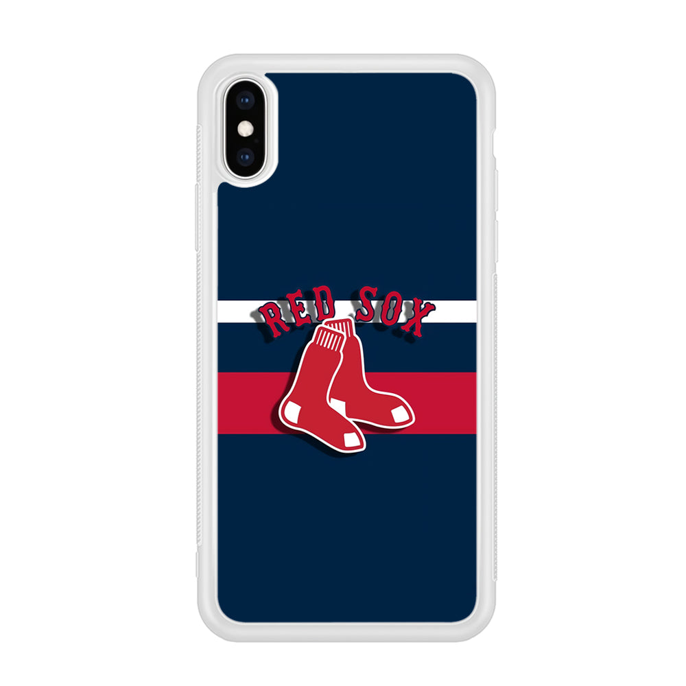 Baseball Boston Red Sox MLB 001 iPhone X Case