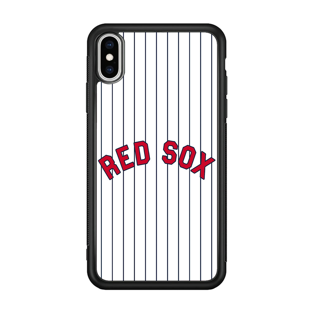 Baseball Boston Red Sox MLB 002 iPhone X Case