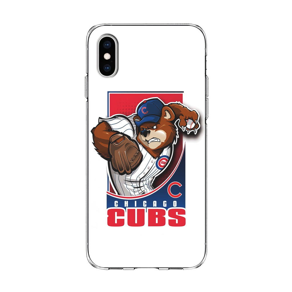 Baseball Chicago Cubs MLB 001 iPhone X Case