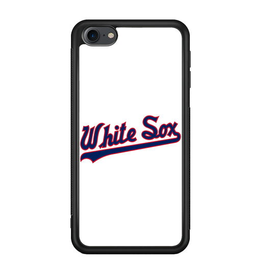 Baseball Chicago White Sox MLB 001 iPod Touch 6 Case-Phone Case-Rubber White (2D Case)-Altracase